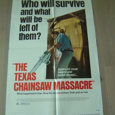 'The Texas Chainsaw Massacre' 1974 U.S. one-sheet
